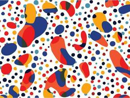 abstract kleurrijk gestileerde confetti vector