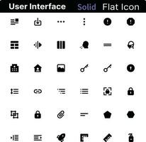 web en mobiel app. kantoor, afgelegen werken, ontmoeting, collega, werkruimte, bureau, computer, bedrijf pictogrammen en meer vector