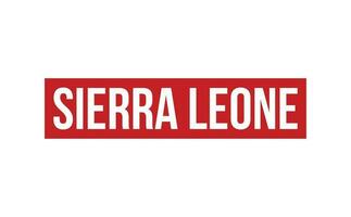 Sierra Leone rubber postzegel zegel vector