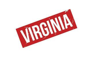 Virginia rubber postzegel zegel vector
