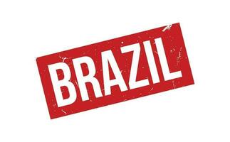 Brazilië rubber postzegel zegel vector