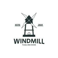 windmolen logo sjabloon vector