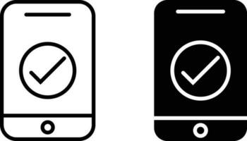 telefoon icoon vel, gemakkelijk modieus vlak stijl lijn en solide geïsoleerd vector illustratie Aan wit achtergrond. voor appjes, logo, websites, symbool , ui, ux, grafisch en web ontwerp. eps 10.