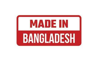 gemaakt in Bangladesh rubber postzegel vector