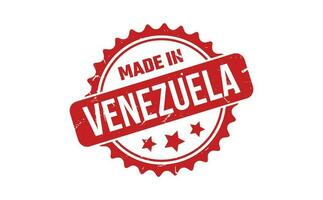 gemaakt in Venezuela rubber postzegel vector