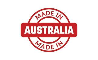 gemaakt in Australië rubber postzegel vector