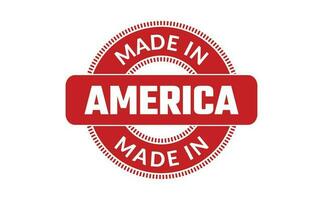 gemaakt in Amerika rubber postzegel vector