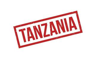 Tanzania rubber postzegel zegel vector