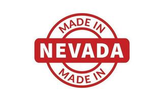 gemaakt in Nevada rubber postzegel vector