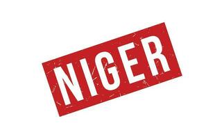 Niger rubber postzegel zegel vector