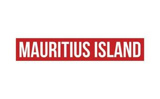 Mauritius eiland rubber postzegel zegel vector
