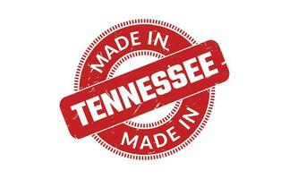 gemaakt in Tennessee rubber postzegel vector