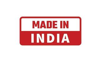 gemaakt in Indië rubber postzegel vector