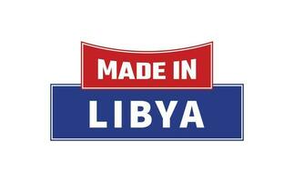 gemaakt in Libië zegel vector