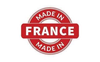 gemaakt in Frankrijk rubber postzegel vector