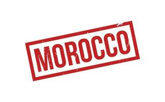 Marokko rubber postzegel zegel vector