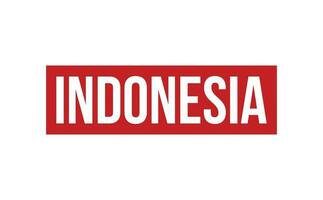 Indonesië rubber postzegel zegel vector
