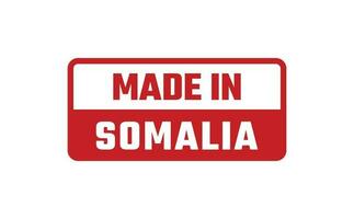 gemaakt in Somalië rubber postzegel vector