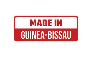 gemaakt in Guinea Bissau rubber postzegel vector