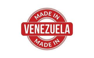gemaakt in Venezuela rubber postzegel vector