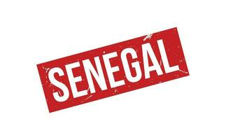 Senegal rubber postzegel zegel vector