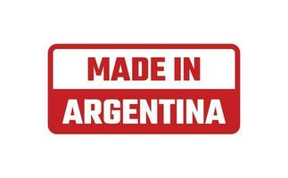 gemaakt in Argentinië rubber postzegel vector