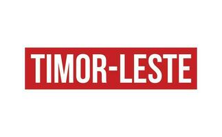 Timor leste rubber postzegel zegel vector