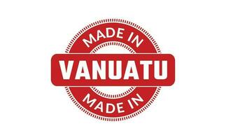 gemaakt in vanuatu rubber postzegel vector