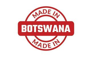 gemaakt in botswana rubber postzegel vector