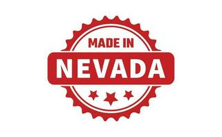 gemaakt in Nevada rubber postzegel vector