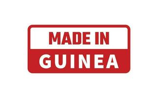 gemaakt in Guinea rubber postzegel vector