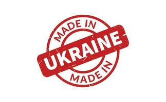 gemaakt in Oekraïne rubber postzegel vector