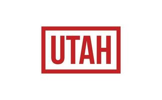Utah rubber postzegel zegel vector