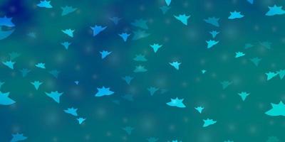 lichtblauw vectorpatroon met abstracte sterren vervagen decoratief ontwerp in eenvoudige stijl met sterren beste ontwerp voor uw advertentieposterbanner vector