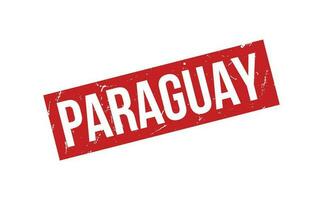 Paraguay rubber postzegel zegel vector