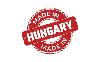 gemaakt in Hongarije rubber postzegel vector