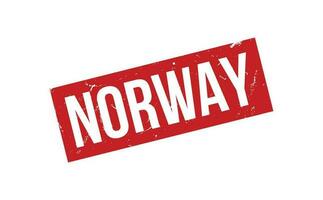 Noorwegen rubber postzegel zegel vector