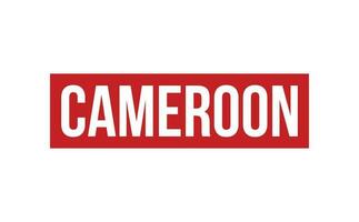 Kameroen rubber postzegel zegel vector