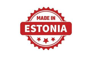 gemaakt in Estland rubber postzegel vector