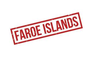 Faeröer eilanden rubber postzegel zegel vector