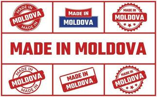 Moldavië rubber postzegel zegel vector reeks