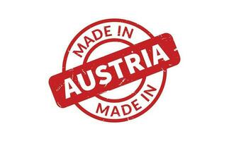 gemaakt in Oostenrijk rubber postzegel vector