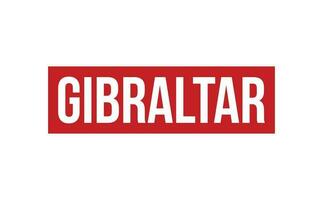 Gibraltar rubber postzegel zegel vector