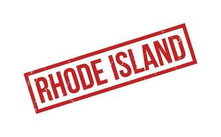 Rhode eiland rubber postzegel zegel vector