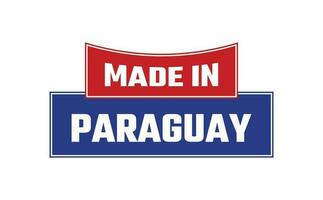 gemaakt in Paraguay zegel vector