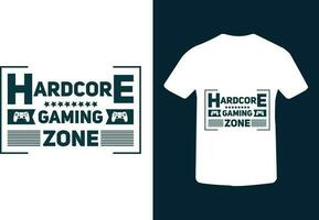 gaming t overhemd ontwerp, typografie gamer t overhemd ontwerp vector