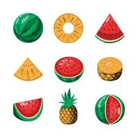 vers tropisch fruit vector