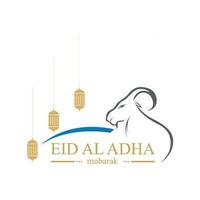 illustratie vector grafisch van eid al adha logo ontwerp