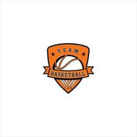 basketbal logo sjabloon vrij vector