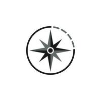 kompas pijl merken modern vector logo ontwerp symbool